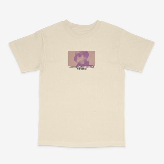 "Invisible Man" T Shirt - Cream