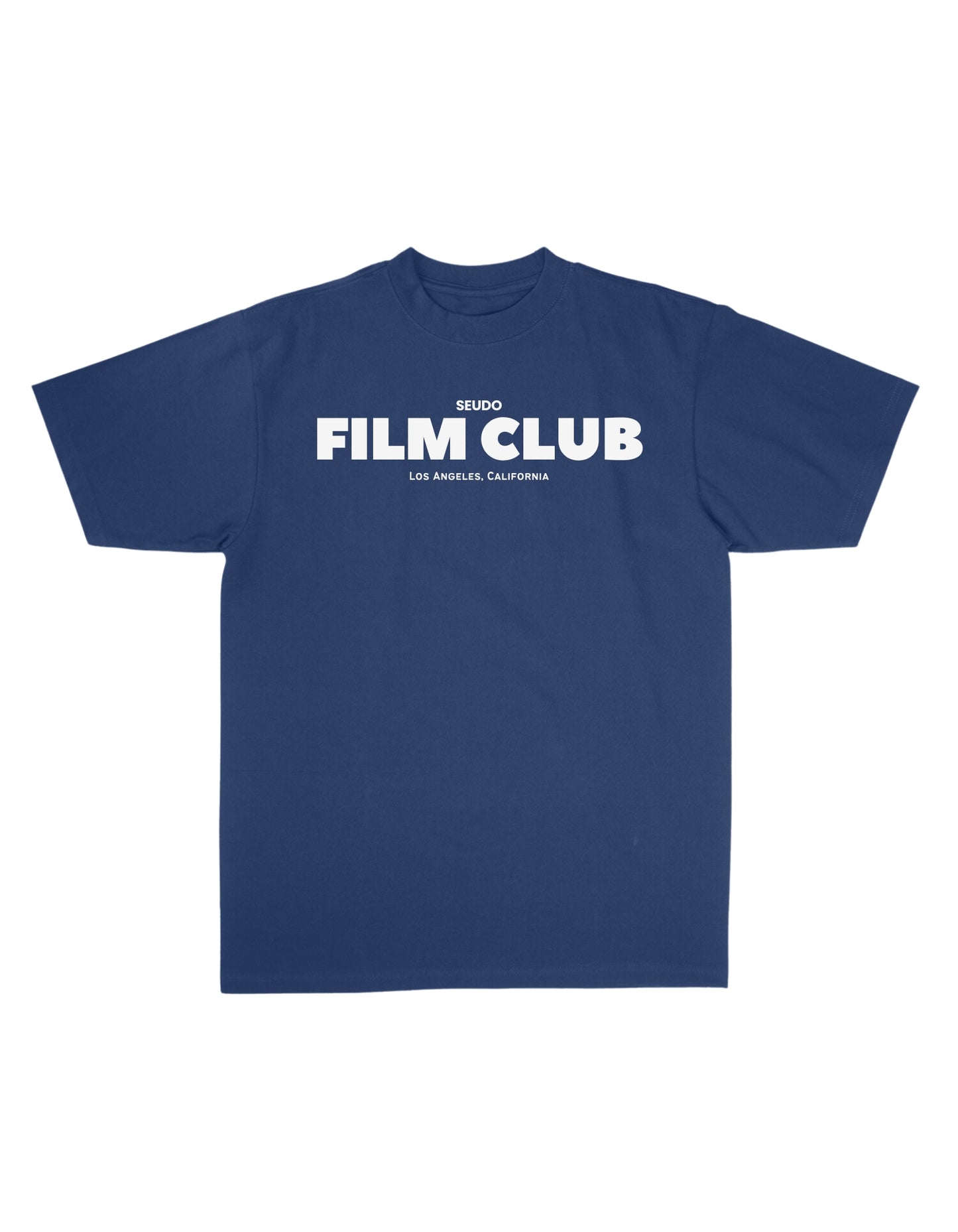 "Seudo Film Club" T Shirt - Midnight Navy