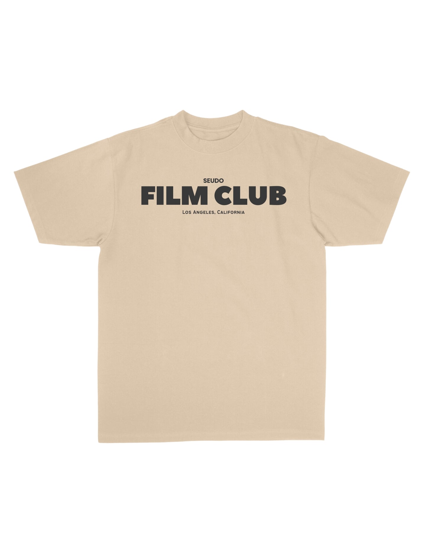 "Seudo Film Club" T Shirt - Oatmeal