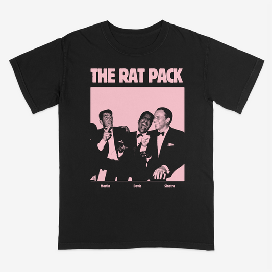 "The Rat Pack" T Shirt - Black