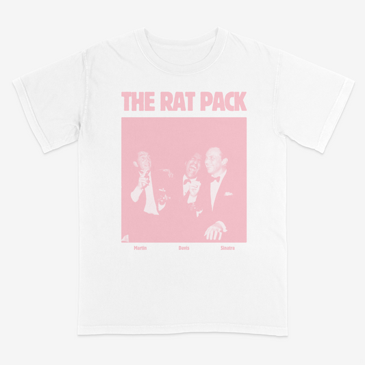 "The Rat Pack" T Shirt - White